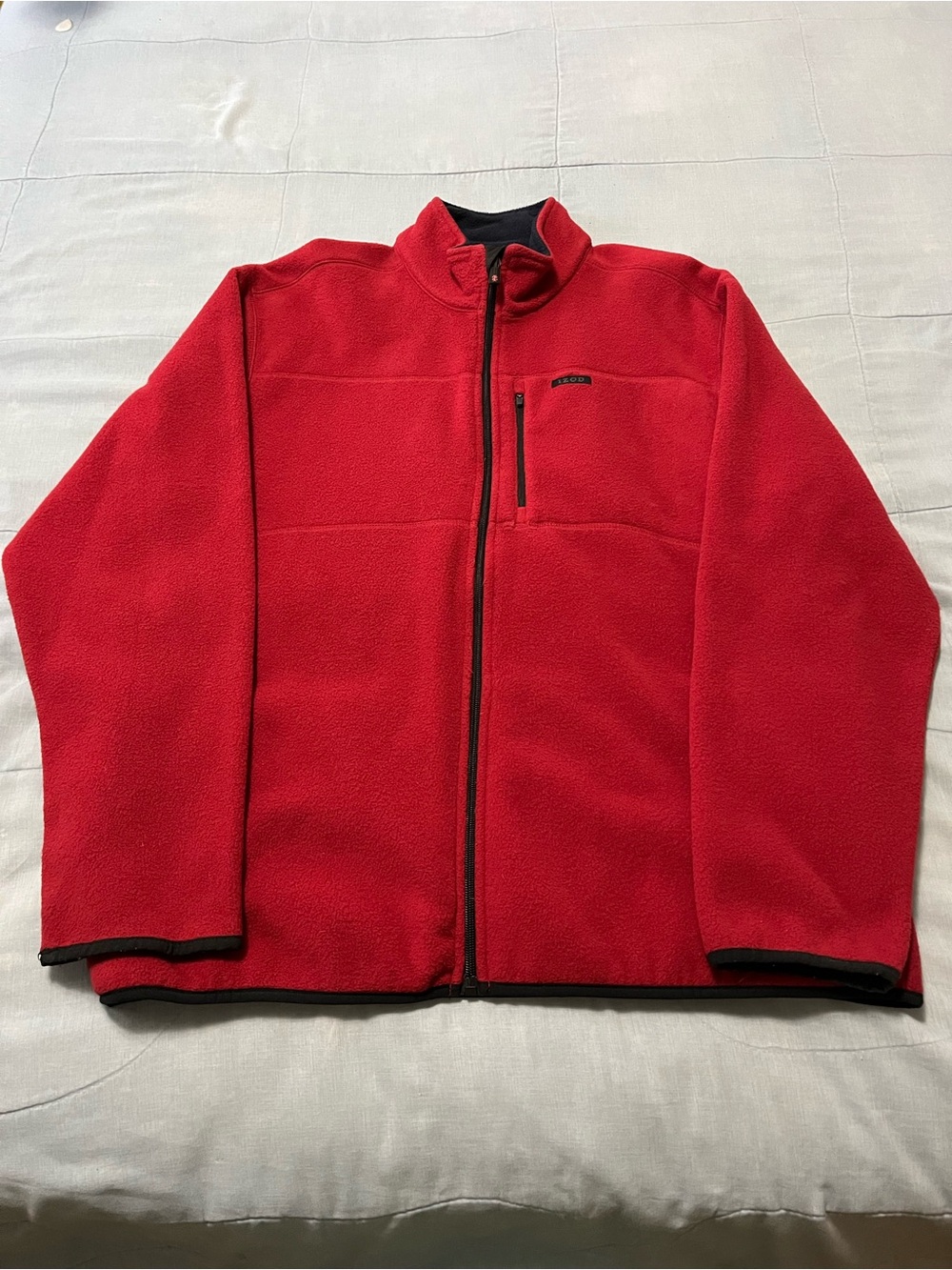 Izod Women’s Red Full-Zip Fleece Jacket